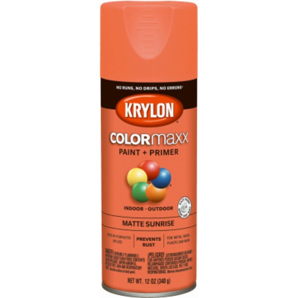 Krylon Paint Spry Matte Sunrise 12Oz K05553007 Zoro